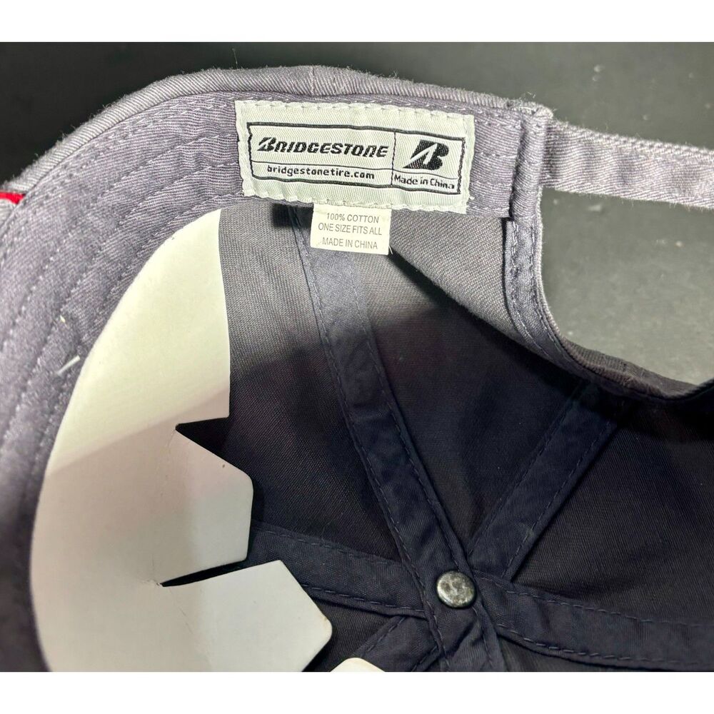 Bridgestone Adjustable Strap Hat Gray Cotton Cap … - image 4
